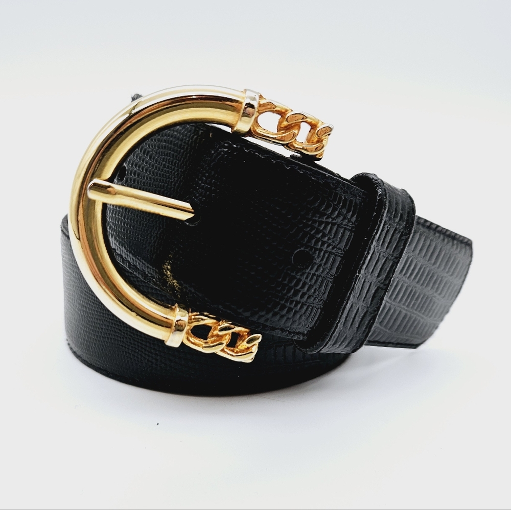 ACCENTS | genuine embossed leather belt